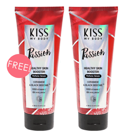 ซื้อ 1 ชิ้น ฟรี 1 ชิ้น Healthy Skin Booster Perfume Serum SPF30 PA+++ #PASSION 180g